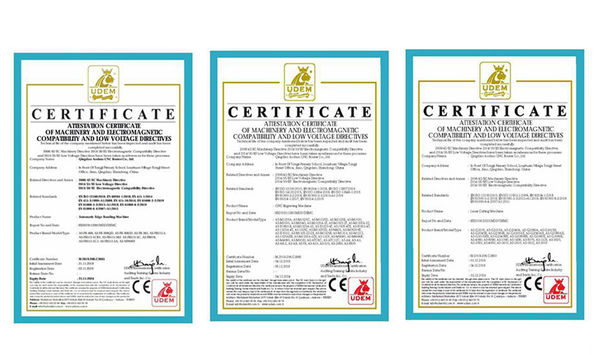 China Qingdao Aoshuo CNC Router Co., Ltd. Zertifizierungen